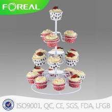 4-níveis 18PCS Metal Natal Cupcake Stand